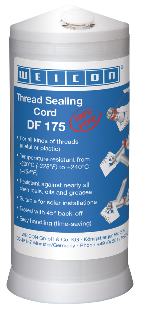 Thread Sealing Cord DF 175 | solid gasket