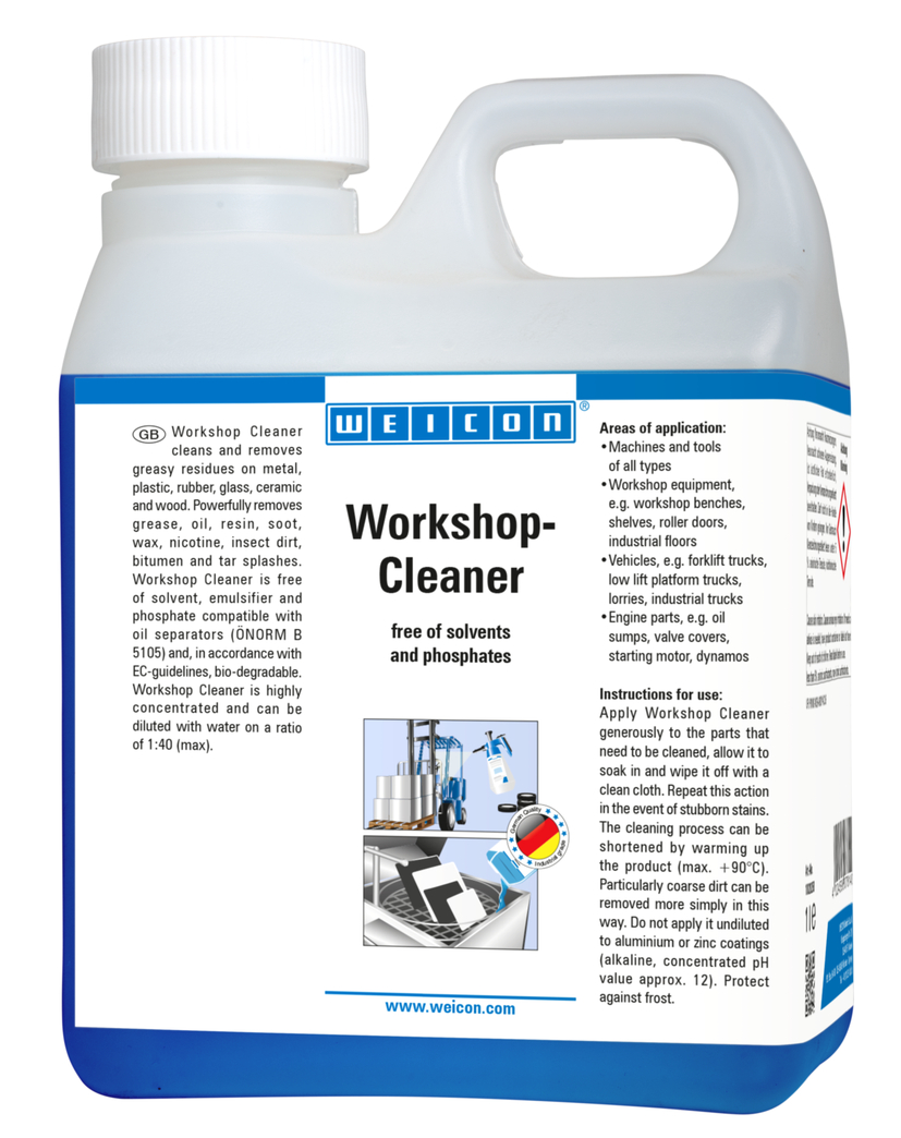Workshop Cleaner, Liquid | solvent-free universal cleaner Workshop Cleaner, Liquid | solvent-free universal cleaner