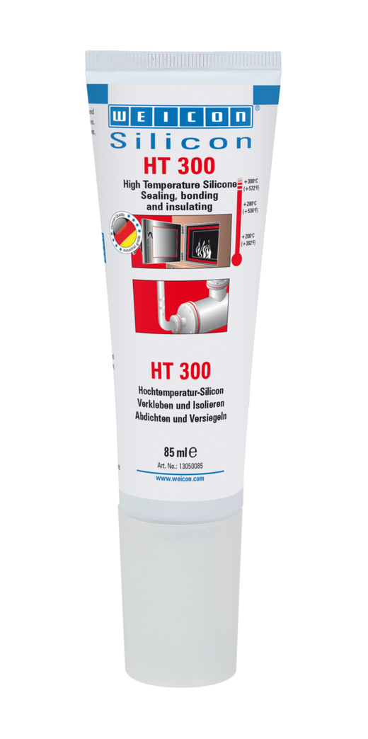 Silicone HT 300 | Scellant, résistant aux hautes températures jusqu'à 300°C Silicone HT 300 | Scellant, résistant aux hautes températures jusqu'à 300°C