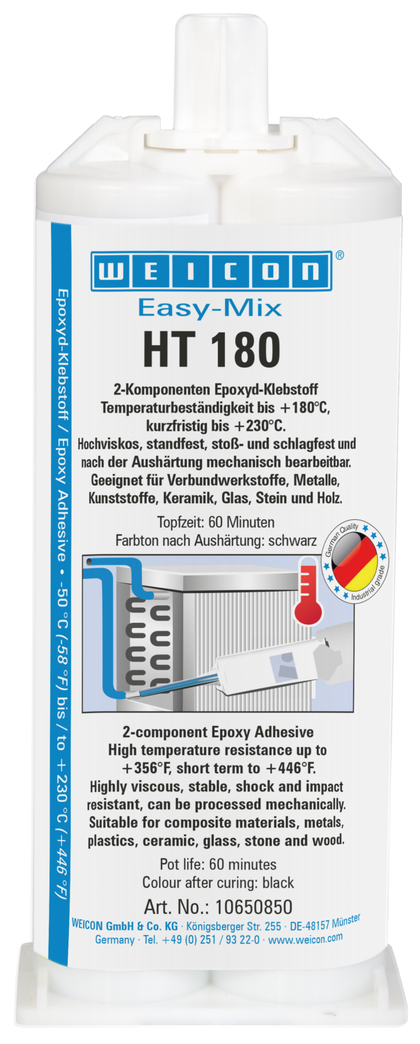 Easy-Mix HT 180 | epoxy adhesive high-temperature-resistant up to 180°C