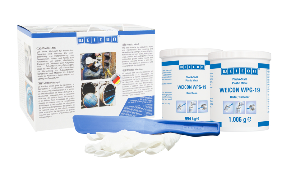 WEICON WPG-19 | Système de protection contre l'usure - protège contre l'érosion et l'abrasion causées par l'impact de grosses particules