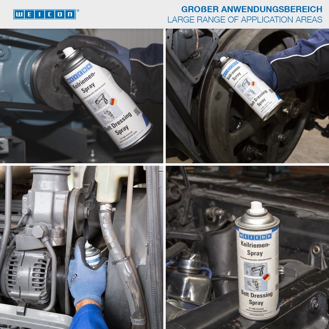 Spray pour Courroies de Transmission | Revêtement transparent de la courroie