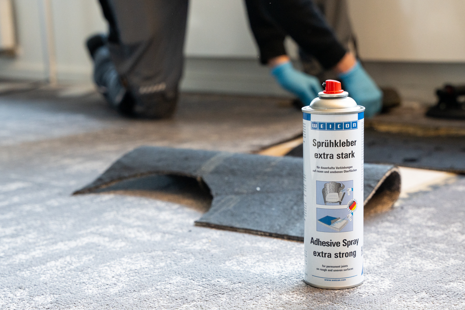 Spray Adhésif extra fort | Colle de contact vaporisable pour un collage fort et durable du feutre, du cuir synthétique et des matériaux isolants