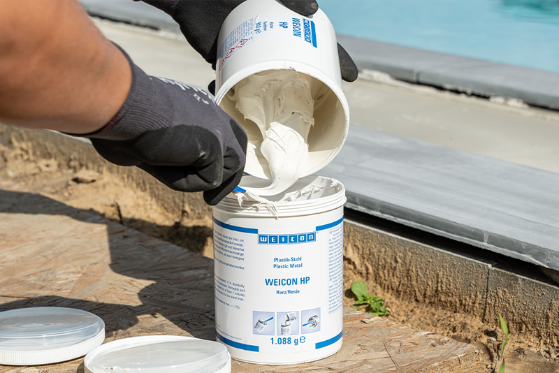 construction, putty, joint compound, plaster, bucket