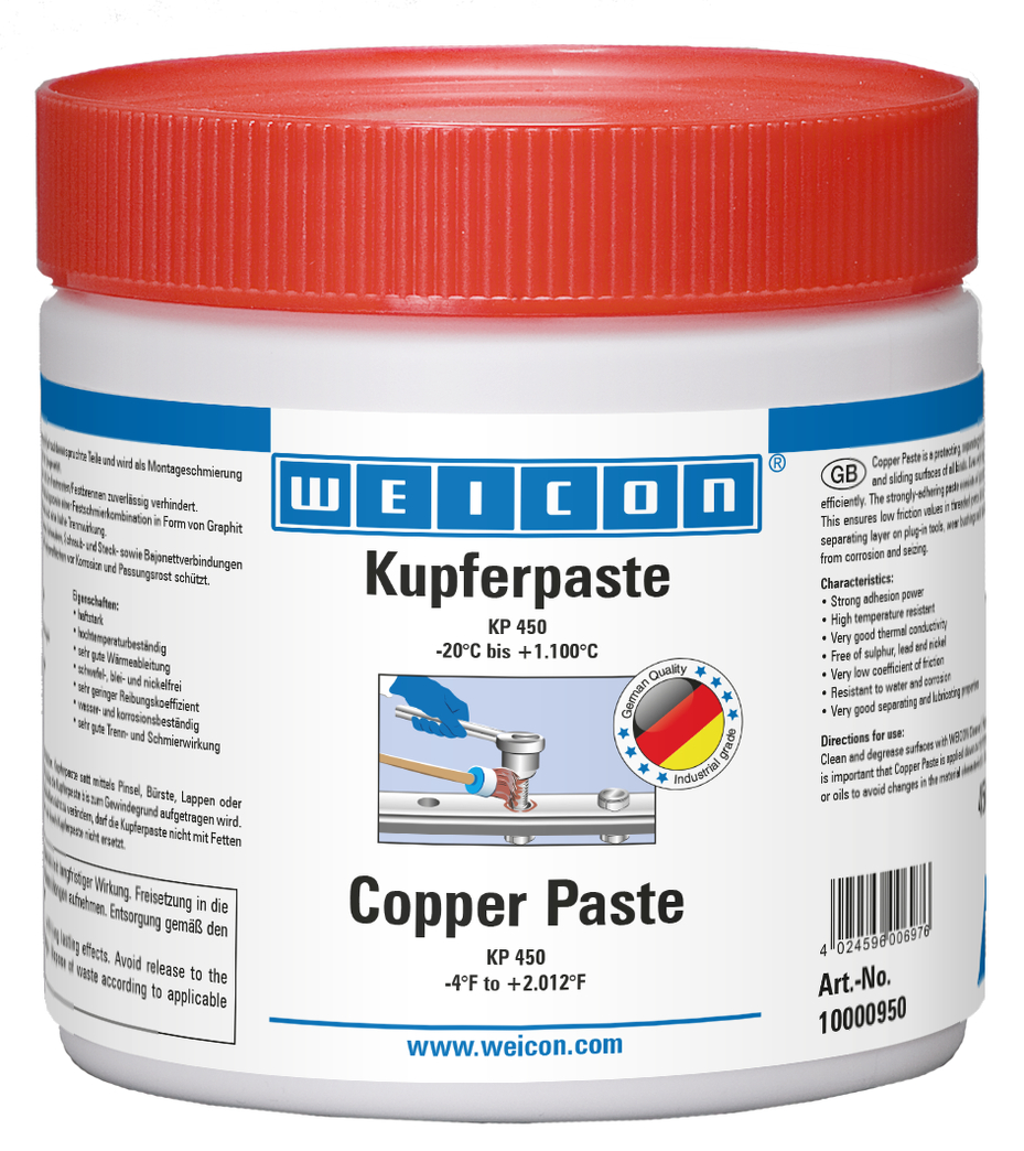 Anti-Seize Copper-Grade Paste | copper-based lubricant and release agent paste