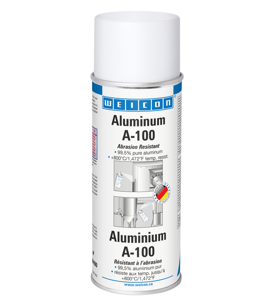 Spray Aluminium A-100, résistant à l’abrasion | protection anti-abrasive contre la rouille et la corrosion