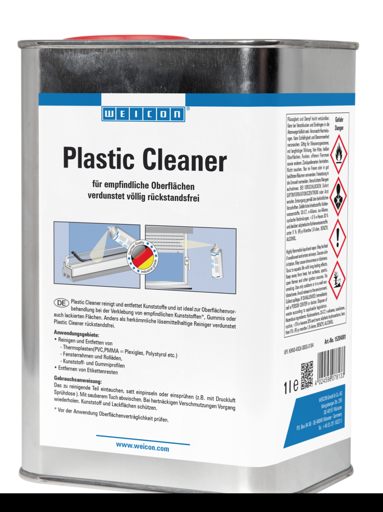 Plastic Cleaner | Nettoyant pour le plastique, le caoutchouc et les matériaux revêtus de poudre
