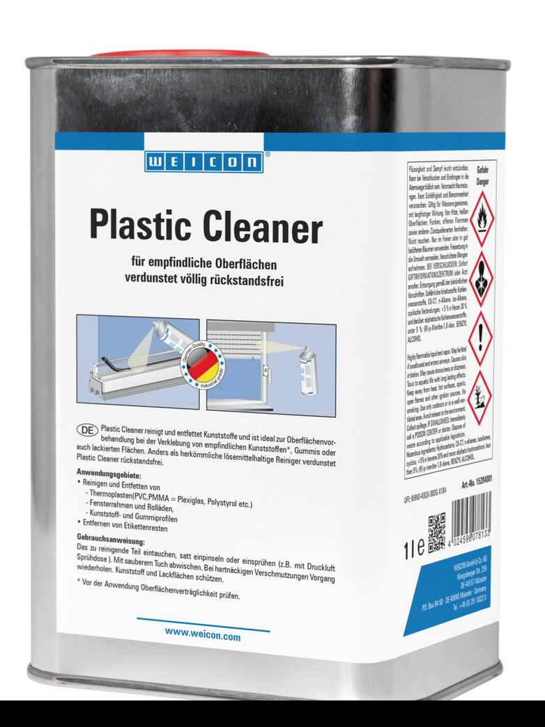 Plastic Cleaner, Liquid | cleaner for plastic, rubber and powder-coated materials