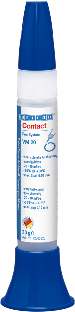 VM 20 Adhésif Cyanoacrylate | Colle instantanée à faible viscosité pour le métal