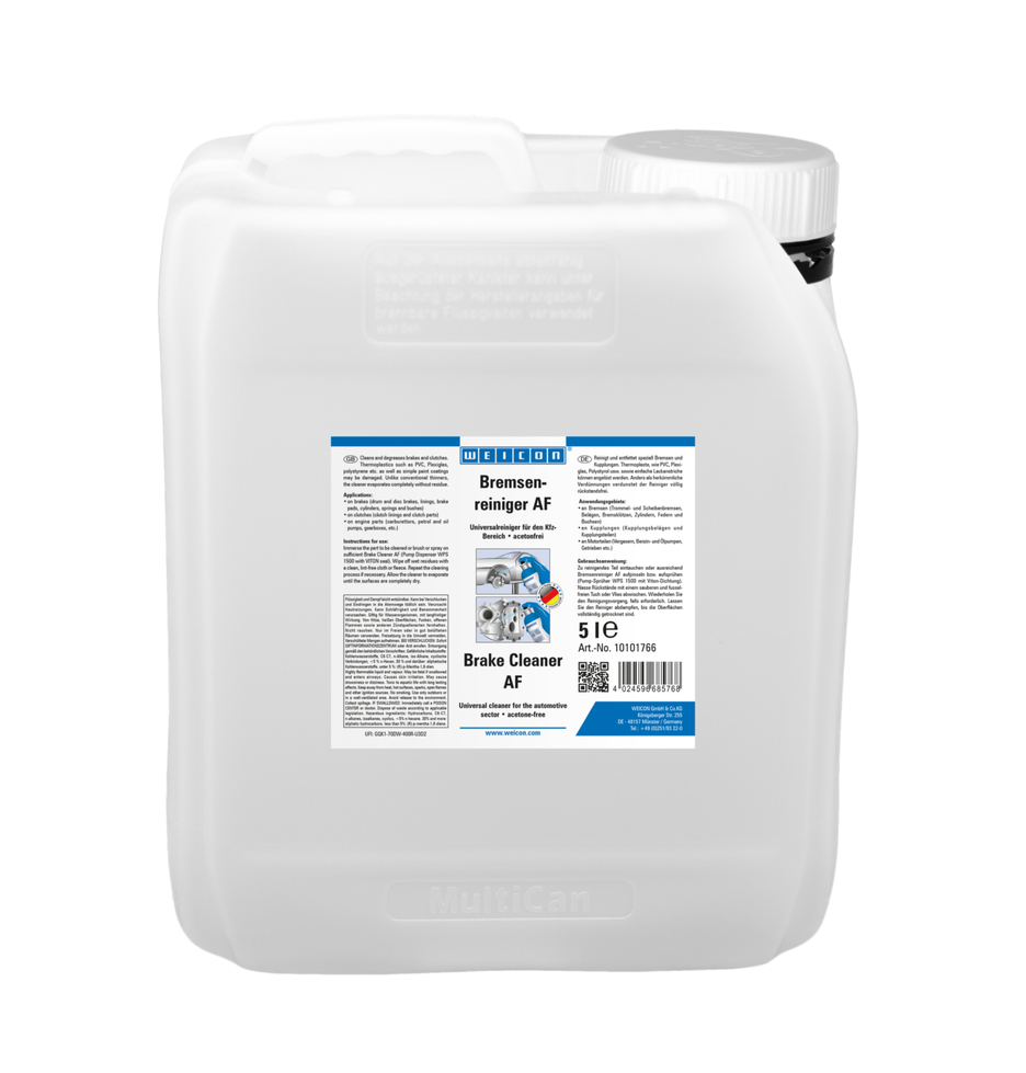 WEICON Brake Cleaner AF | acetone-free universal cleaner for the automotive sector WEICON Brake Cleaner AF | acetone-free universal cleaner for the automotive sector