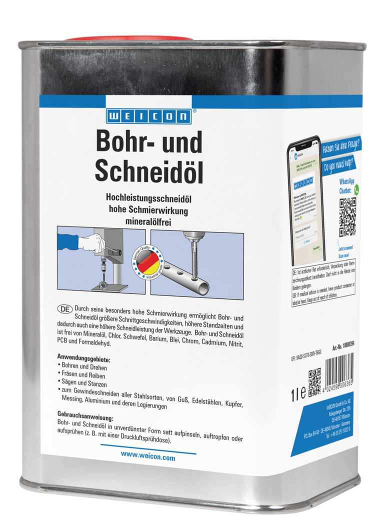 Huile de coupe WEICON | Huile de coupe haute performance