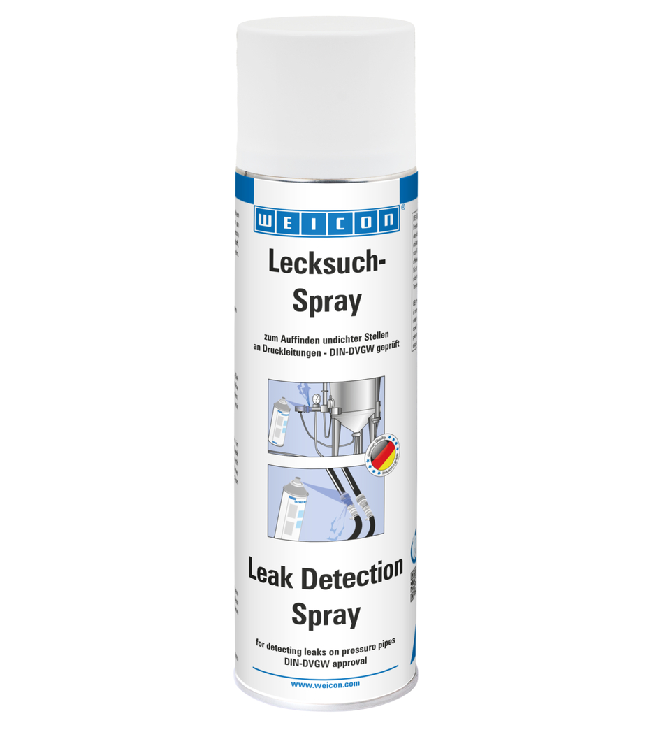 Spray Détecte-Fuites | Détection de fissures et de fuites sur les conduites sous pression