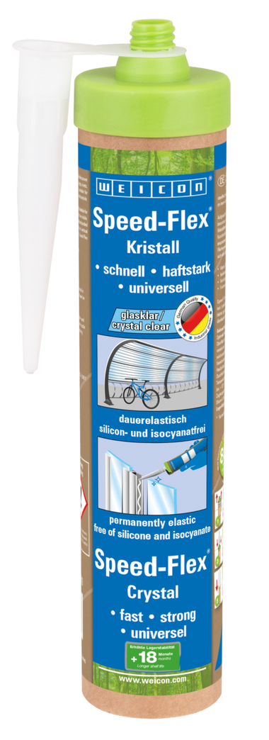Speed-Flex® Crystal | adhesive and sealant for crystal-clear bonds, based on MS-Polymer