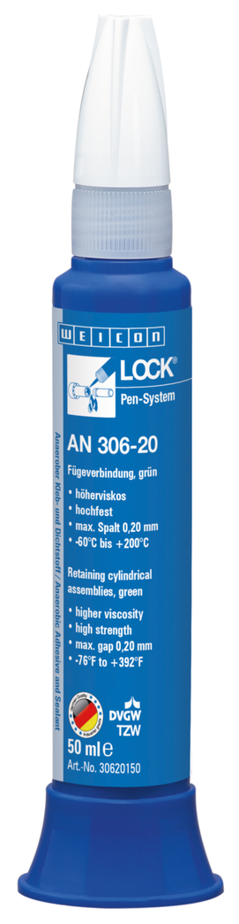 WEICONLOCK® AN 306-20 Fixation des Emmanchements | haute résistance, résistant aux températures élevées, homologué pour l'eau potable