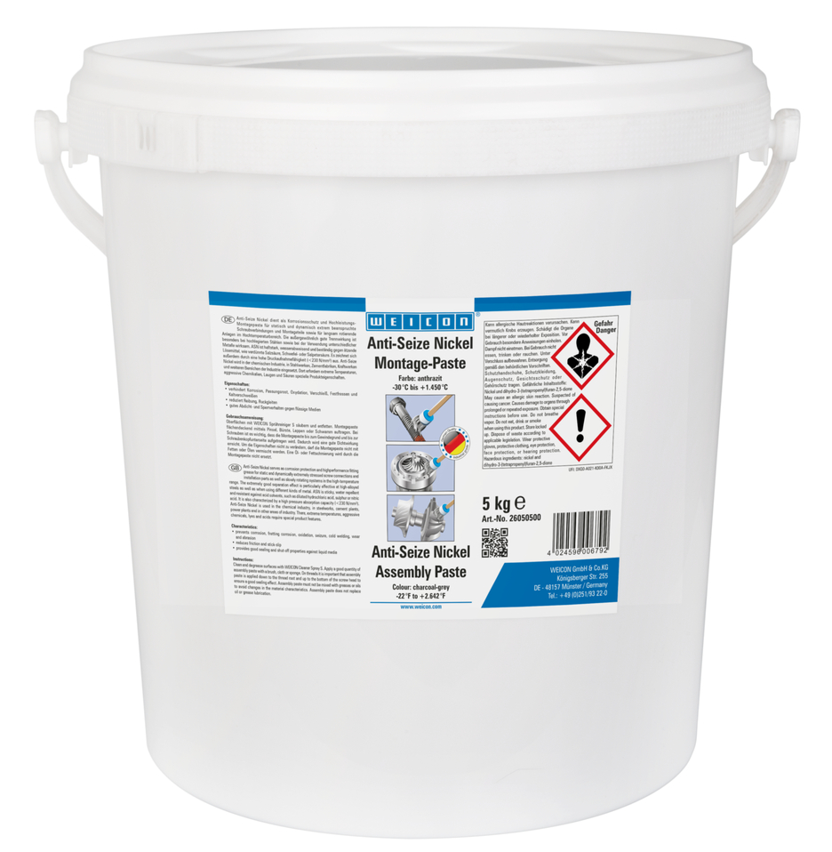 Anti-Seize Nickel-Grade | lubricant and release agent paste, high-temperature-resistant