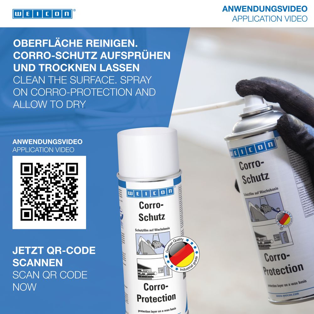 Corro Protection Spray | wax-like corrosion protection for preservation