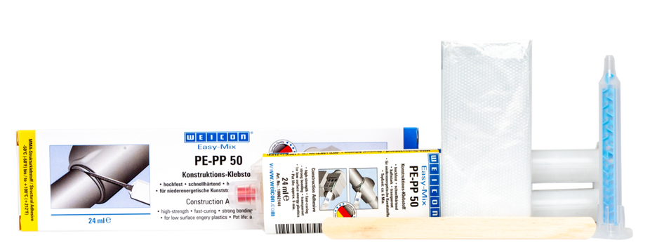 Easy-Mix PE-PP 50 Structural Acrylic Adhesive | construction adhesive based on methyl acrylate for special plastics Easy-Mix PE-PP 50 Structural Acrylic Adhesive | construction adhesive based on methyl acrylate for special plastics
