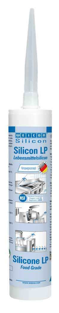 Silicone LP | mastic d'étanchéité à élasticité permanente pour le secteur de l'eau potable et des denrées alimentaires Silicone LP | mastic d'étanchéité à élasticité permanente pour le secteur de l'eau potable et des denrées alimentaires