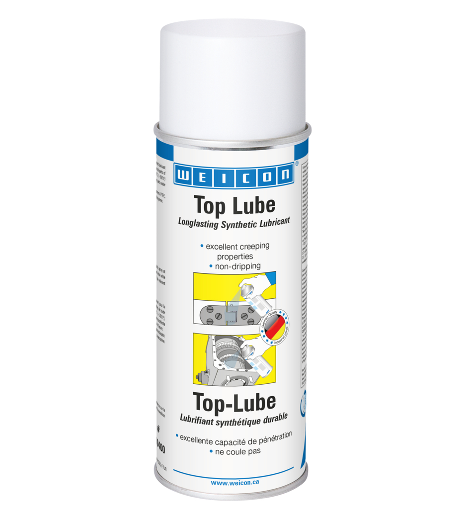 Top Lube Spray | synthetic, transparent adhesive lubricant