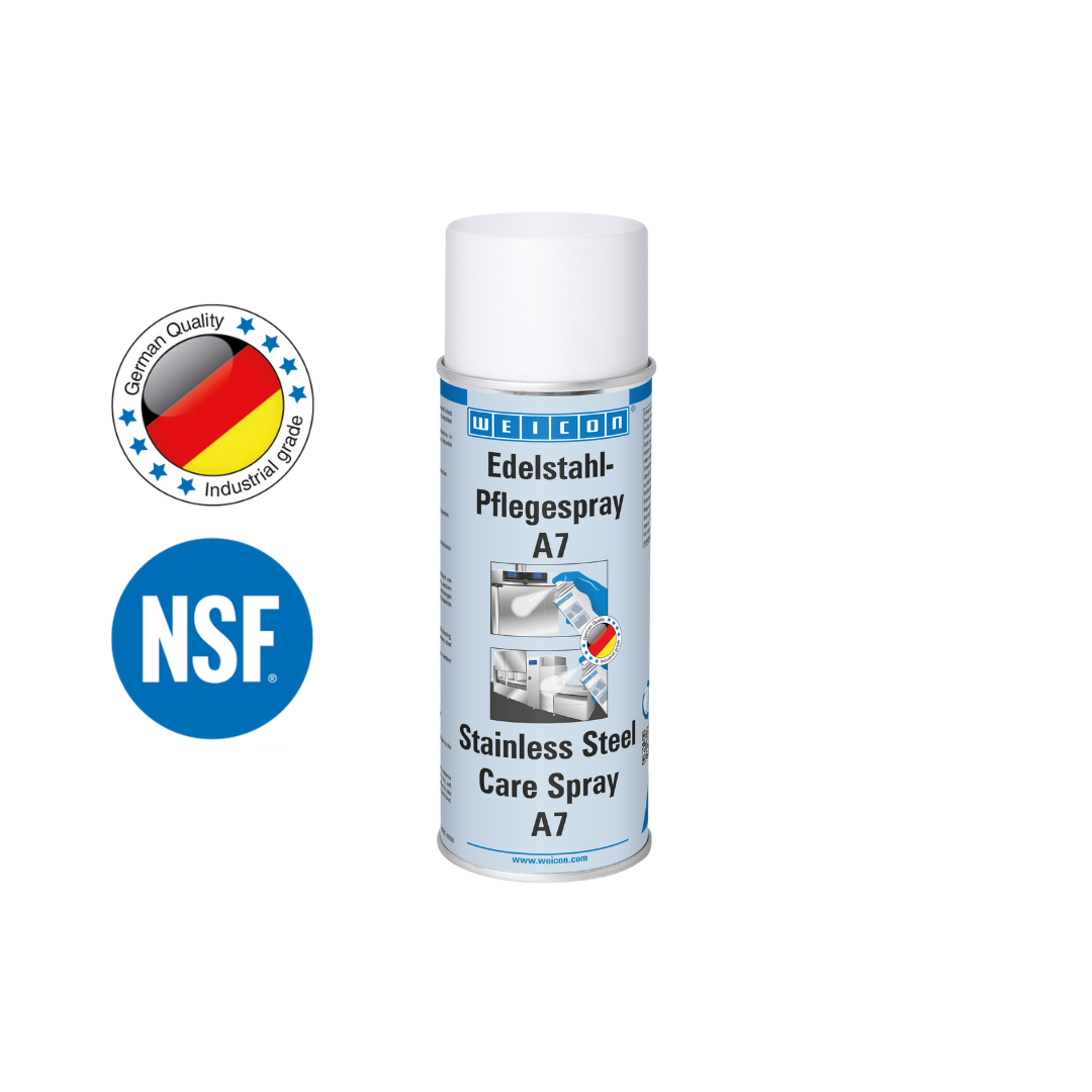 Spray Pro-Inox A7 | nettoyage puissant, protection et maintenance d'acier inoxydable dans le secteur alimentaire