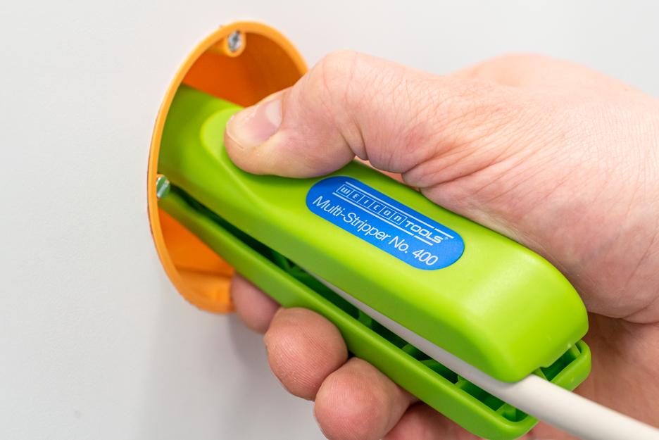 Multi-Stripper No. 400 Green Line | Stripping tools made from up to 97% renewable raw materials I multifunctional stripper, working range stripping 0,5 - 6,0 mm² I skinning 8 - 13 mm Ø I Multifunctional with 4 functions