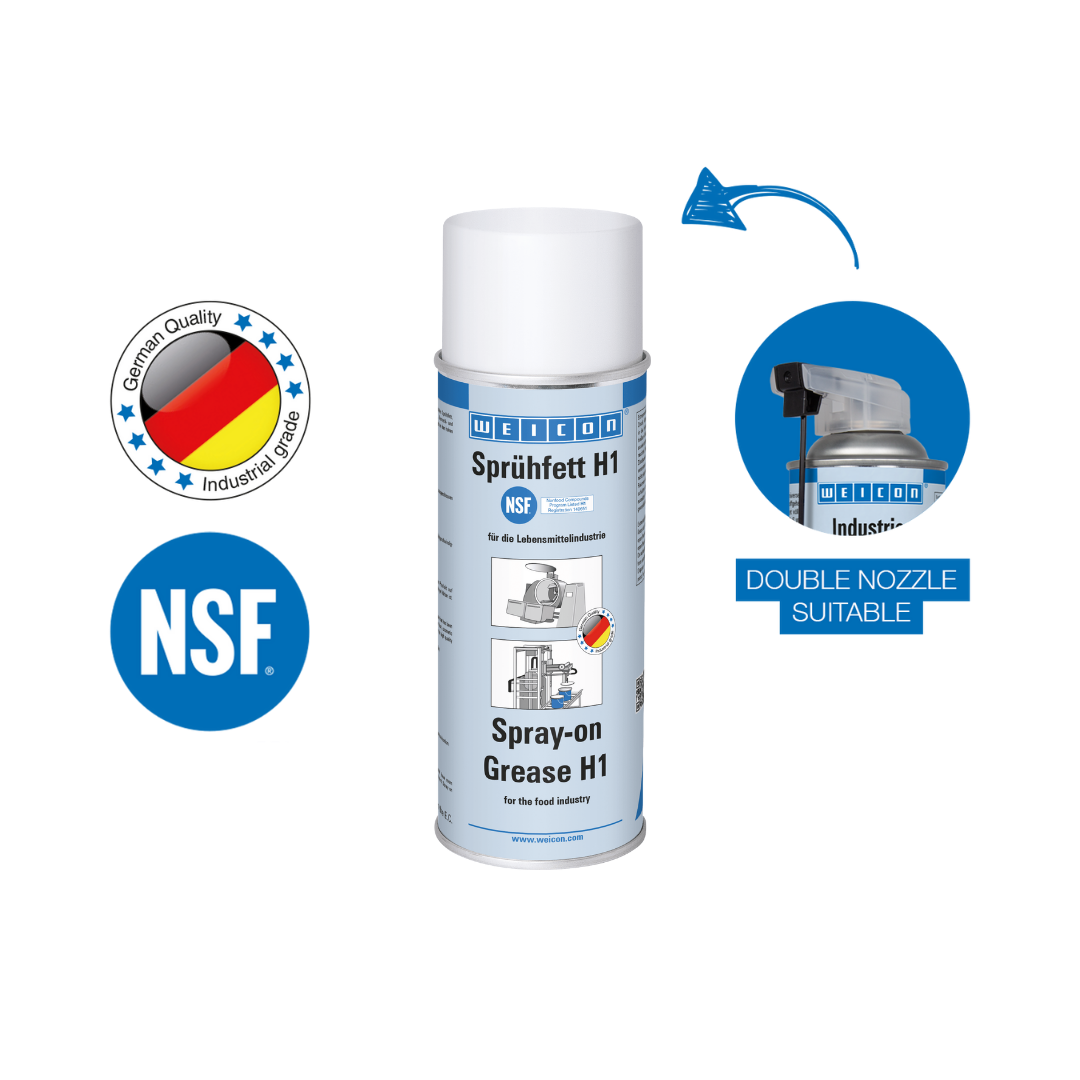 Spray-on Grease H1 | lubricant for the food sector NSF H1