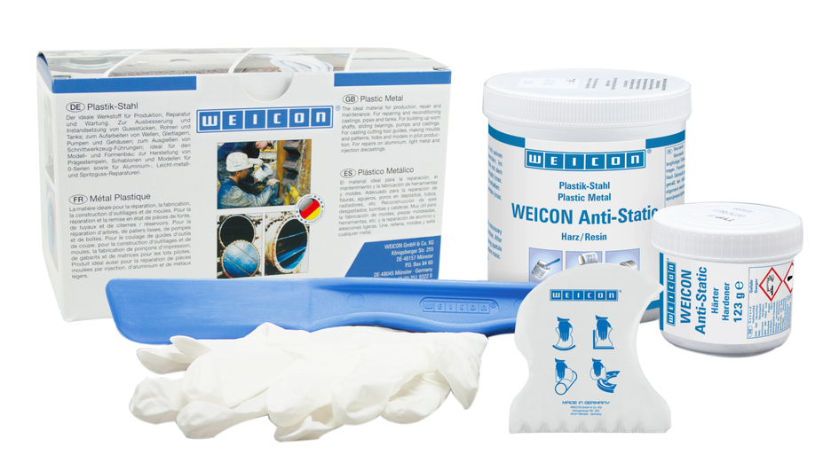 WEICON Anti-Static | mineral-filled epoxy resin system for wear protection, antistatic