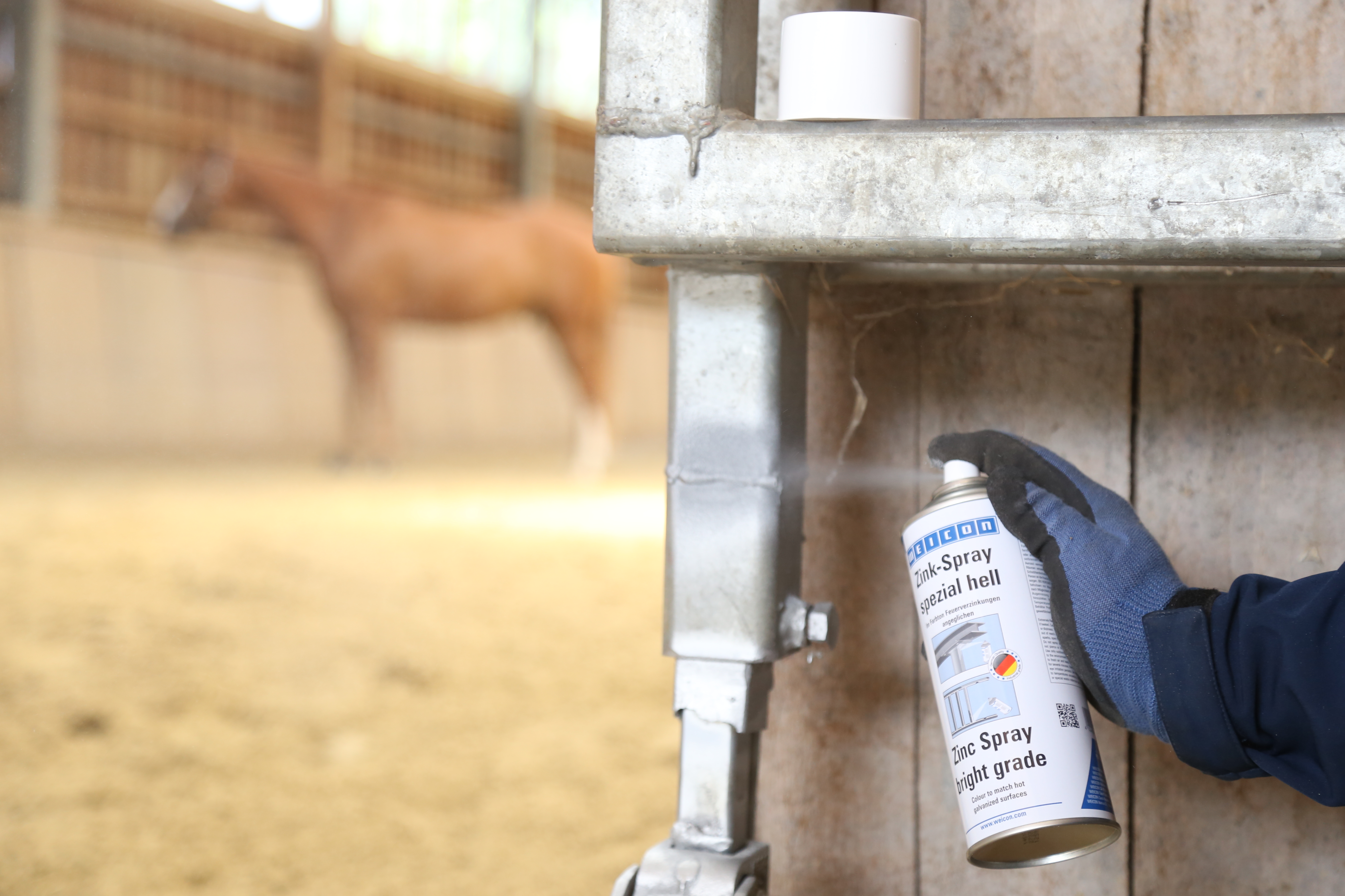 Zinc Bright Spray | cathodic corrosion protection with approval for use in the food sector