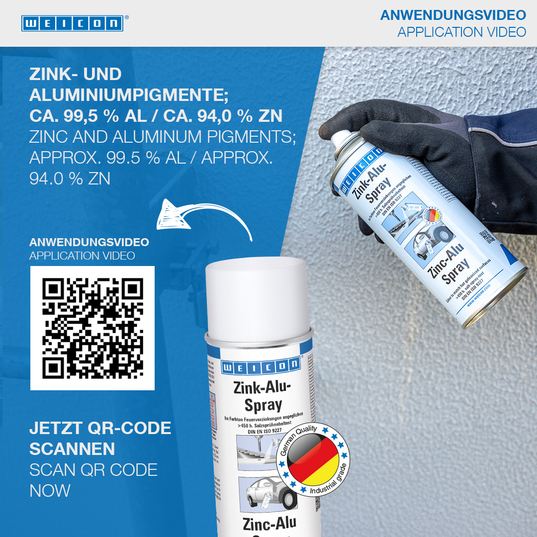 Zinc Alu Spray | repair of damaged galvanising