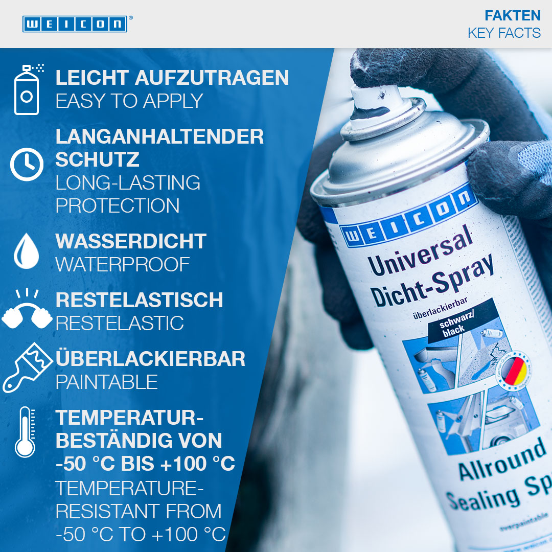 Spray d’Etanchéité Universel | Matière plastique vaporisable pour étancher