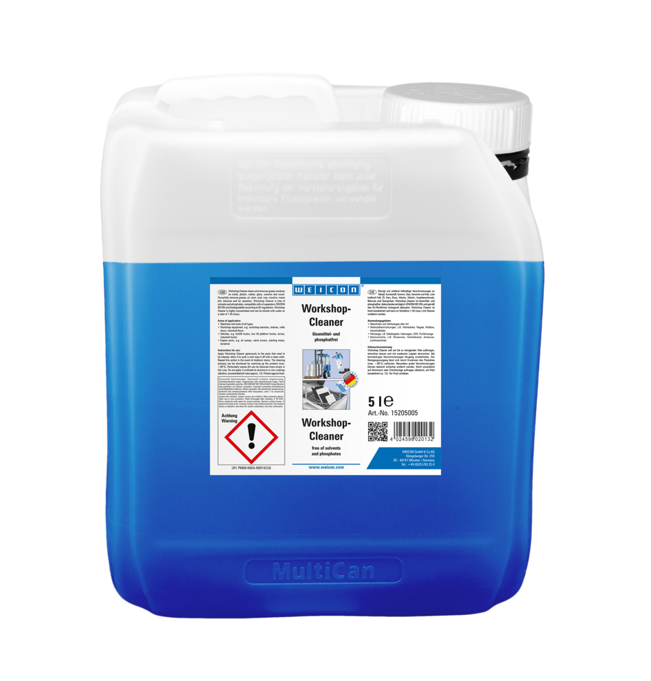 Workshop Cleaner, Liquid | solvent-free universal cleaner