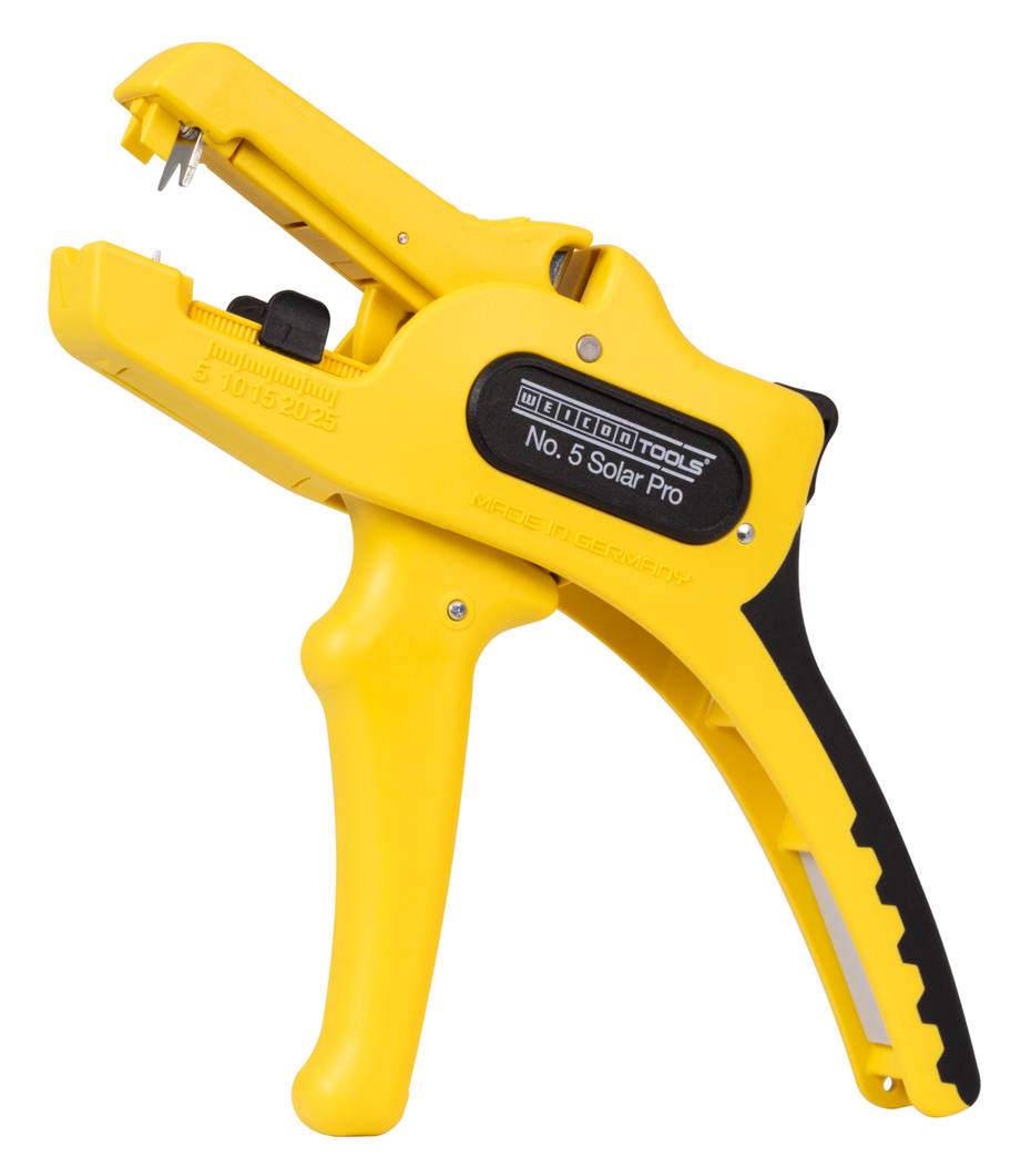 Wire Stripper No. 5 Solar Pro | For the stripping and skinning of common photovoltaic cables with a cross-section of 1.5–10 mm²