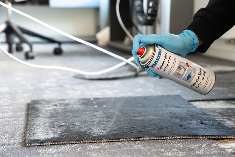 Adhesive Spray HT-X | sprayable contact adhesive for strong and permanent bonding of felt, artificial leather and insulating materials