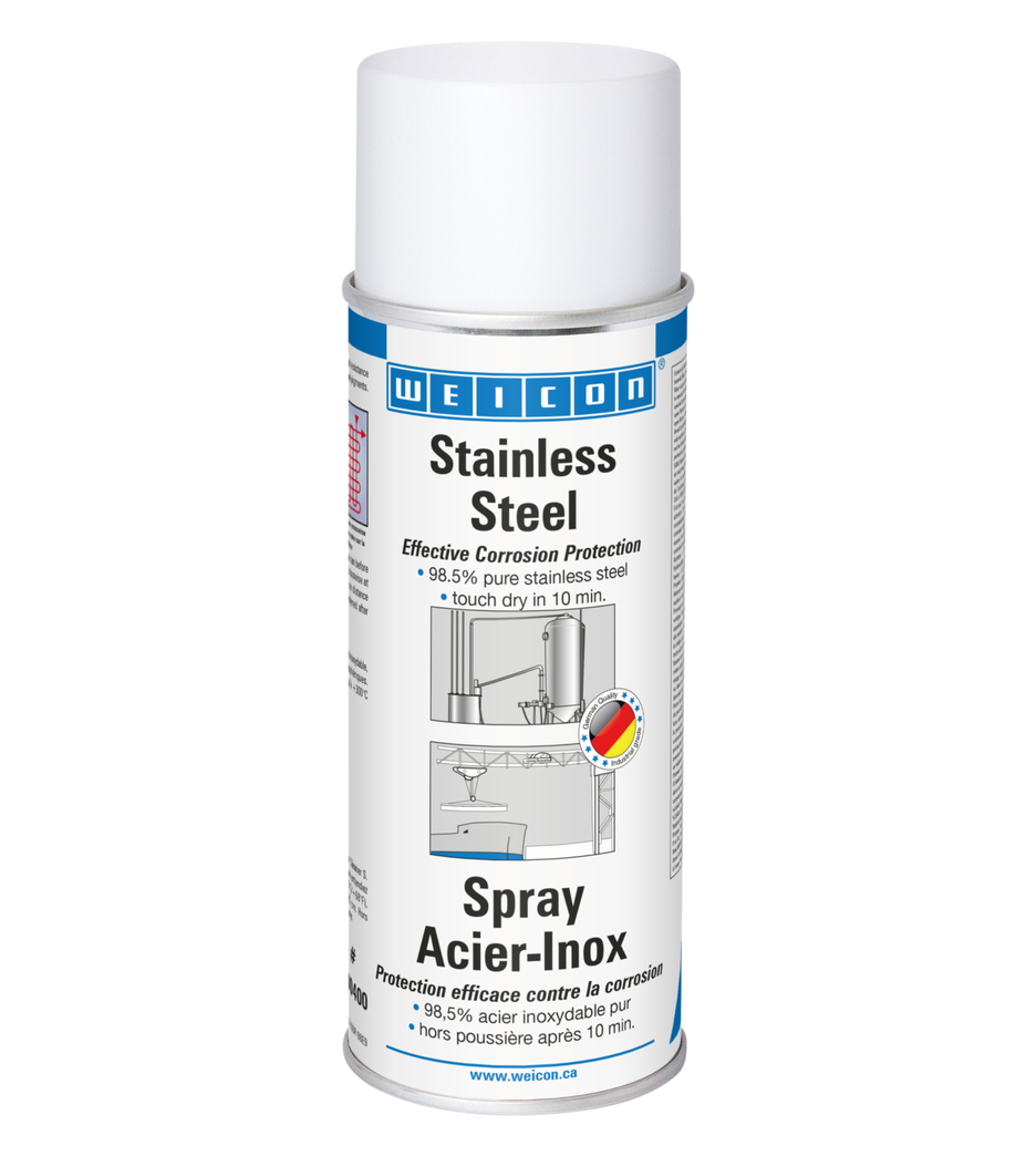 Spray Acier Inox | revêtement de surface résistant à la corrosion et aux intempéries