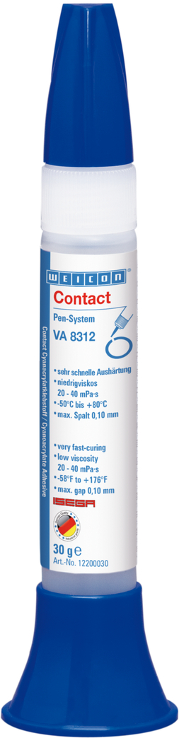 Contact VA 8312 | instant adhesive for the food sector as well as EPDM elastomers and rubber