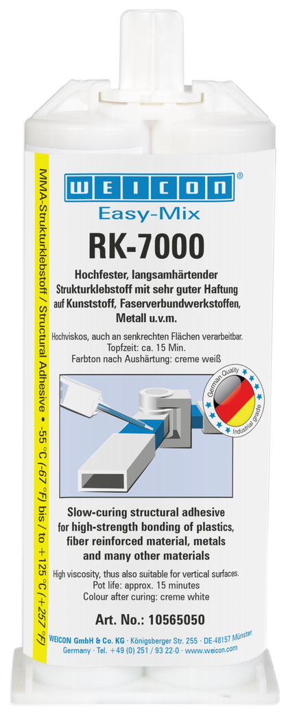 Easy-Mix RK-7000 Adhésif Structuraux à base d’Acrylates | Adhésif structural acrylate à durcissement lent