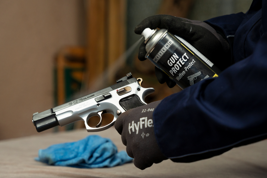 Protection pour armes à feu WEICON | Protège les parties métalliques de l'armoire à fusils contre la corrosion